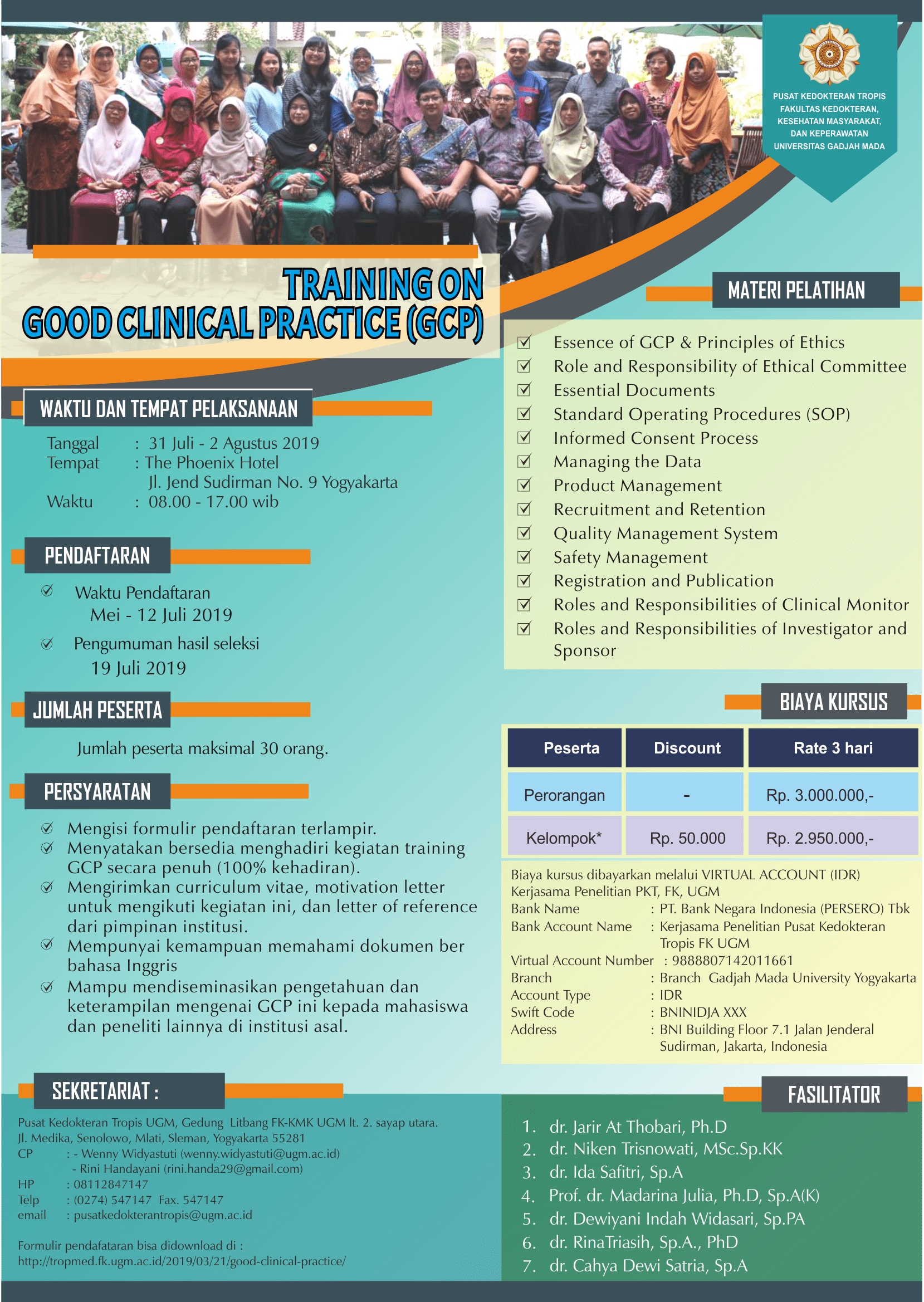 Good Clinical Practice – TROPMED UGM